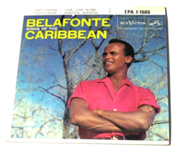 Harry Belafonte - Sings of the Caribbean 45rpm (4 songs) pic sleeve Vinyl is VG+ - £4.65 GBP