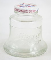 VINTAGE 1976 Liberty Maraschino Cherries 6 oz Empty Glass Jar Bicentenni... - £19.46 GBP