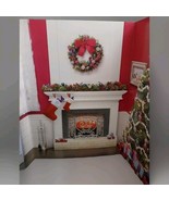 American Girl Doll Cozy Christmas Scene Backdrop Holiday Background **Re... - $118.80