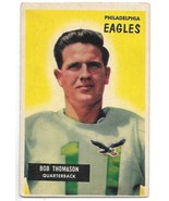 Bob Thomason Philadelphia Eagles NFL Trading Card #115 Bowman 1955 NICE - £4.73 GBP