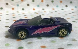 Vintage Matchbox Corvette Sting Ray III Purple Pink White Tampos - 1994 - £4.68 GBP