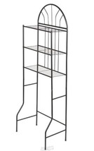 Home Basics Steel Space Saver Black Bathroom Space Savers for Tissues To... - $47.49