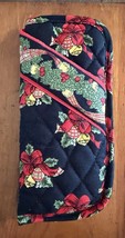 Vera Bradley Hens &amp; Holly Double Eyeglass Case Holiday Christmas Quilted... - $269.74 MXN