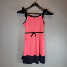 Pink And Violet Girls Dress Size L 10/12 Sleveless Pink and Blue - £9.13 GBP