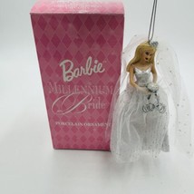 Barbie Millennium Bride Porcelain Ornament By Avon 2000 Christmas Decor - £18.39 GBP