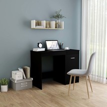  Desk Black Engineered wood 39.4x19.7x29.9 in Desk Rectangular - $2,975.01 MXN