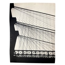 Brooklyn Bridge Sheldon Brody Photograph Vintage 1968 Reinhold Visuals - £51.02 GBP