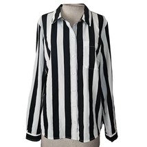 Tommy Hilfiger Black and White Striped Blouse Size Large  - £27.13 GBP