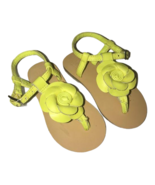 Janie and Jack Yellow Girls Sandals Sz 5 NWOB - $15.78 CAD