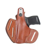 Fits SIG P365 9mm Micro Compact 3.1”BBL W/Out Rail Leather Belt Holster #1329# image 7