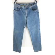 Levis Mens Jeans 504 Regular Straight Made in Australia Vtg 38x34 Measures 36x33 - £34.87 GBP