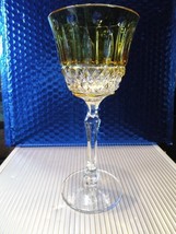  Faberge Xenia Yellow Crystal Cordial Glass  - $185.00