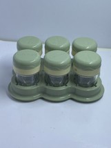 6 Replacement Magic Baby Bullet Food Processor Date Dial Storage Cups Co... - £8.66 GBP