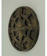 Scratch &amp; Dent Bronze Nautical Compass Rose Stepping Stone Wall Plaque - £26.21 GBP