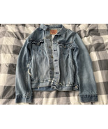 Vintage Levi’s 57511 Distressed Denim Trucker Jacket - XL - Classic Ligh... - $21.33