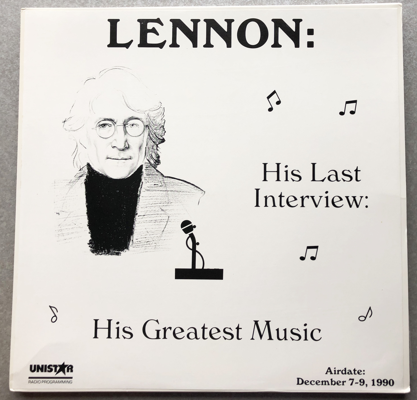 John Lennon Beatles Unistar Radio Program Last Interview Greatest Music ... - $200.00
