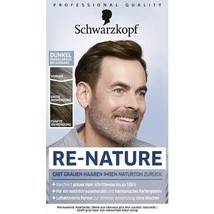 Schwarzkopf RE-NATURE re-pigmentation cream for hair DARK -FREE SHIPPING - $23.75