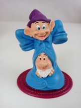 1992 McDonalds Happy Meal Toy Snow White and Seven Drawfs Dopey and Sneezy - £3.78 GBP