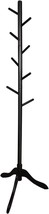 Dohang Coat Rack, Free-Standing Sturdy Coat Tree, Wooden Hanger,, Black. - $38.95