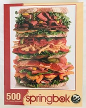 Snack Stack Jigsaw Puzzle 500 pc Springbok 18&quot; x 23.5&quot; 2017 Made in USA ... - $19.34