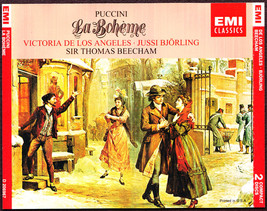 Bjorling, De Los Angeles &amp; Thomas Beecham (2) CD Set - Puccini: La Boheme - £9.63 GBP