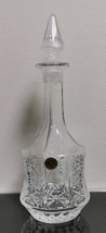 Beautiful Vintage Decanter RCR Royal Crystal Rock 24% Lead Crystal Glass Italy - £36.65 GBP