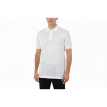 Mens Polo Shirt Slinky Sheer Short Sleeves Soft Touch Stacy Adams 57006 White image 3