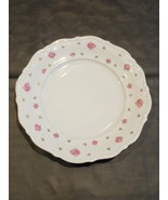 Winterling Bavaria Germany Dinner Plate ~ Pink Roses~Gold Scalloped Edge... - $20.31 CAD