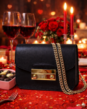 NEW Furla Julia Black Mini Crossbody Bag/Shoulder Bag - Valentine's Day ... - $198.00