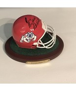 Fresno State Bulldogs Helmet , signed by Patt Hill Figurine The Memory C... - £47.54 GBP