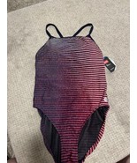 NWT Women’s 18 TYR Flux Diamond Controlfit One-Piece Swimsuit UPF 50 Pin... - $80.88 CAD