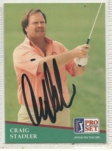 Craig Stadler Signed autographed Golf Card 1991 Pro Set PGA Masters - £19.21 GBP