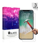 [3-Pack] Tempered Glass Screen Protector For Apple iPhone XS X - $8.22 CAD