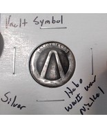 * HOBO* Borderlands Vault Symbol Made From A REAL Silver WWII War Nickel... - €12,91 EUR