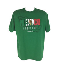 Men&#39;s Mexico Cruising Green Graphic T Shirt Size XL Carnival Cruise Lines - $17.77