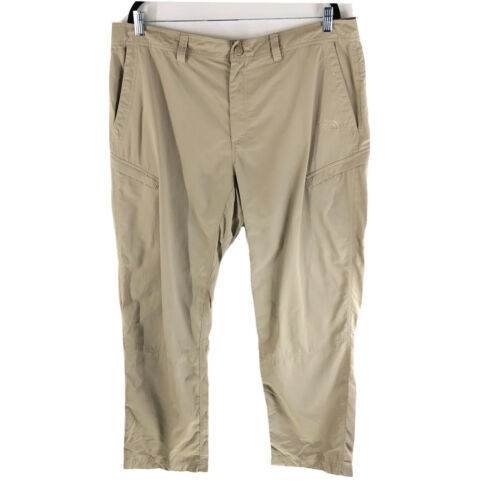 The North Face Mens Pants Nylon Cargo Pockets Beige Size 40 - $24.08