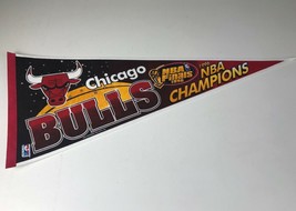 CHICAGO BULLS 1996 NBA CHAMPIONS 30&quot; FULL SIZE NEW PENNANT New Deadstock - $9.89