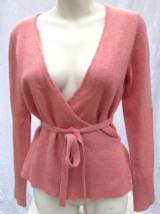 Ann Taylor LOFT Wrap Wraparound Wool Angora Cashmere Blend Sweater Women... - £34.09 GBP