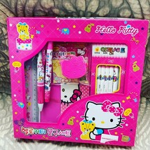 A Very Cute Made In Korea New Sanrio 76,11 Hello Kitty Desktop Set - $9.70