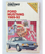 Used Chilton Ford Mustang 1989-1992 Repair Manual Part # 8299 - NICE CON... - $24.75