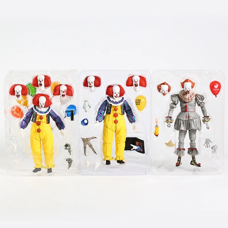 NECA Stephen King's  Pennywise The Movie 1990 7" Action Figure Collectible Model - $31.14+