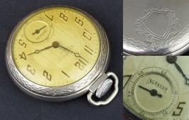 Everbrite Ideal Ingraham pocket watch vintage antique USA working - €77,03 EUR