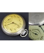 Everbrite Ideal Ingraham pocket watch vintage antique USA working - $1,650.78 MXN