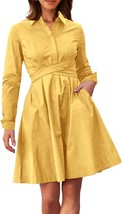 Long Sleeve Tie Formal Dress - £43.24 GBP