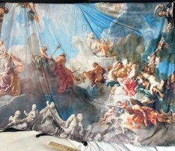 Hanging Wall Tapestry 80X60 Inch Paris France Ceiling Painting in Hercul... - $19.53