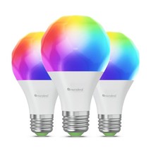 Nanoleaf Essentials Matter A19 | E26 Smart LED Light Bulbs (3 Pack) - $76.99
