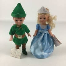 Madame Alexander McDonald&#39;s Storybook 5&quot; Dolls Cinderella Peter Pan 2pc Lot Toy - £12.47 GBP