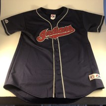 VTG Grady Sizemore Cleveland Indians Majestic Jersey Fits Medium Made in USA - £37.53 GBP