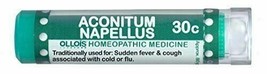 NEW Ollois Lactose Free Homeopathic Medicines Aconitum Napellus 80 Counts - $10.85
