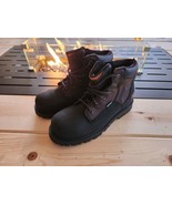 BNWT TIMBERLAND PRO POWERWELT 6&quot; BLACK LEATHER STEEL TOE WORK BOOTS 8.5M... - £79.24 GBP